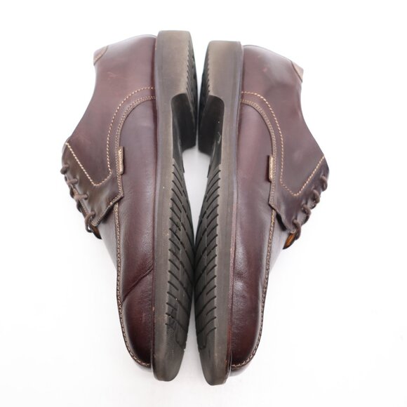 Mephisto Gaetan Men\'s Size 11.5 M Dark Brown Derby Oxfords Leather Shoes